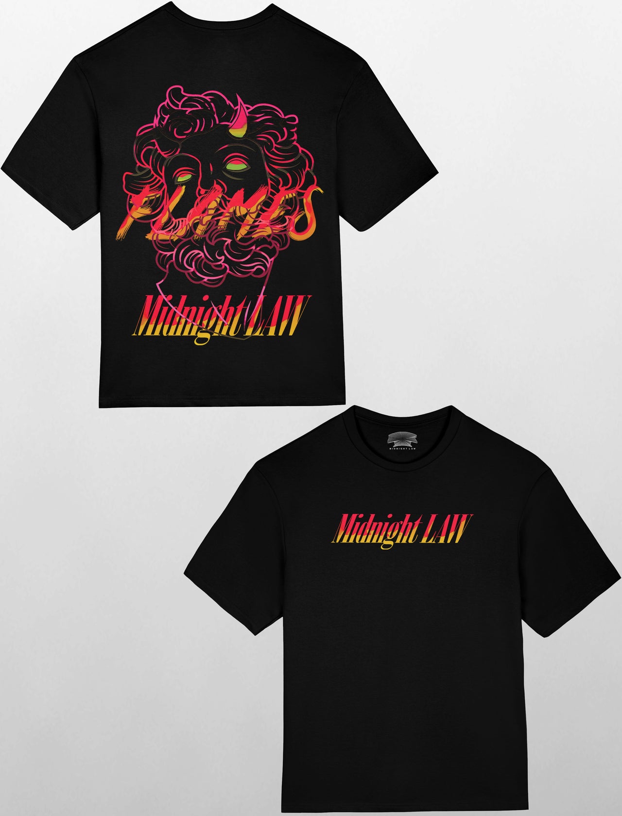 Flames Heavyweight Oversized T-Shirt [Unisex]