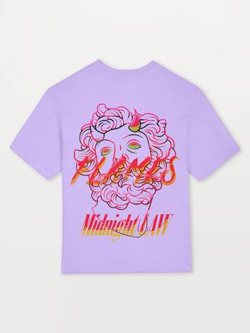 Flames Heavyweight Oversized T-Shirt [Unisex]