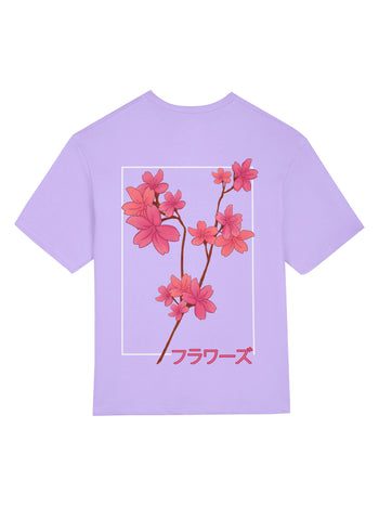 Flowers Heavyweight Oversized T-Shirt [Unisex]