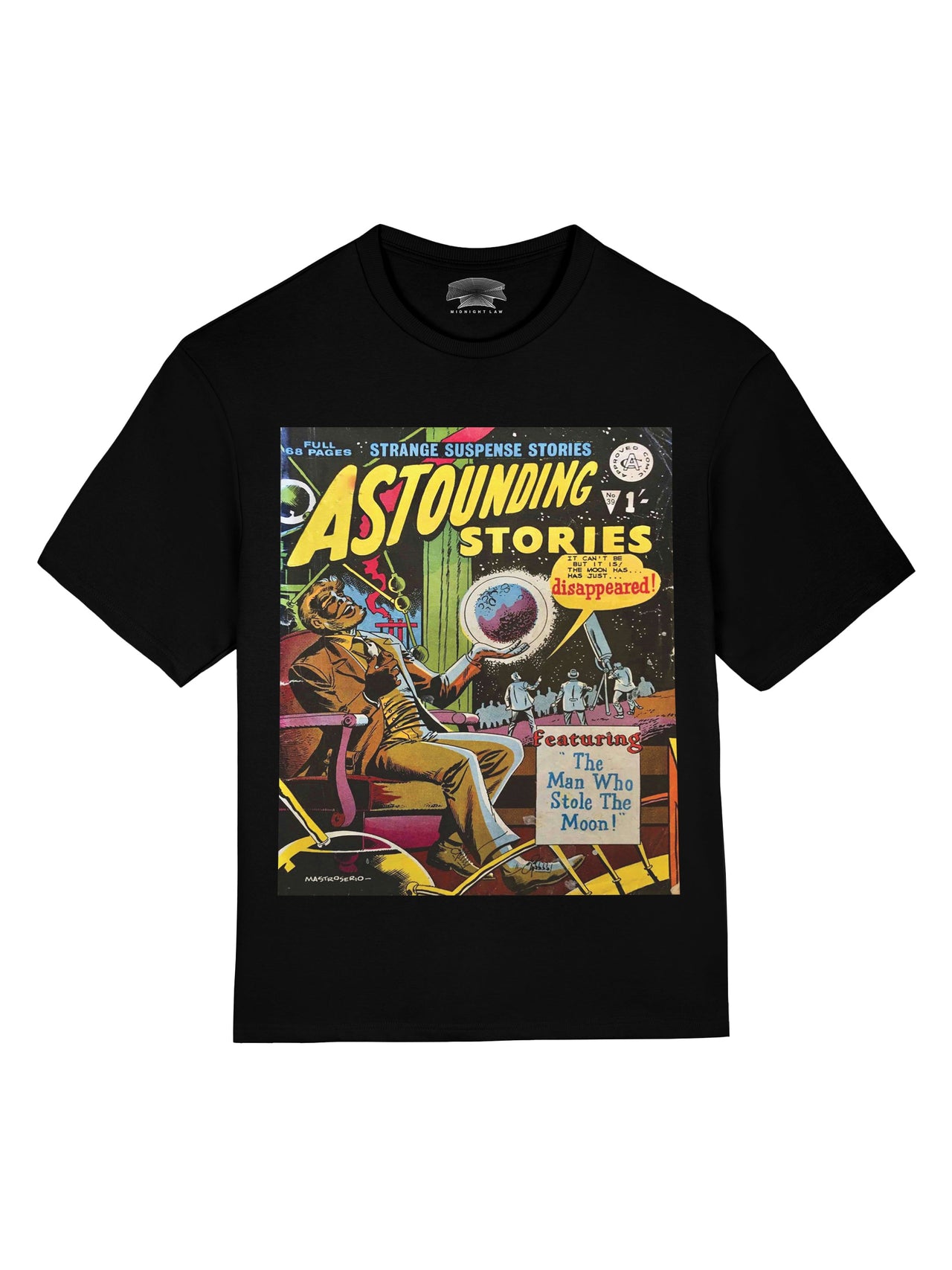 Astounding Stories Heavyweight Oversized T-Shirt [Unisex]