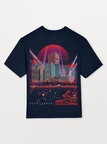 City Lights Heavyweight Oversized T-Shirt [Unisex]