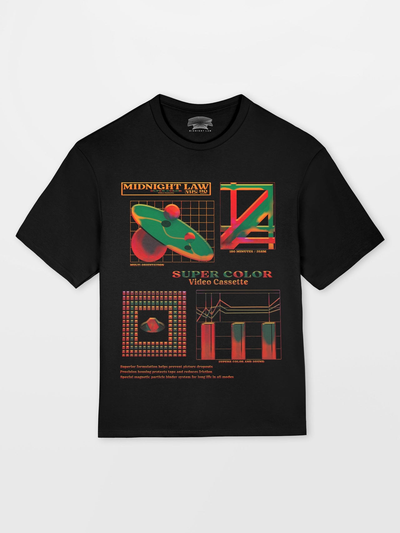 80s VHS Heavyweight Oversized T-Shirt