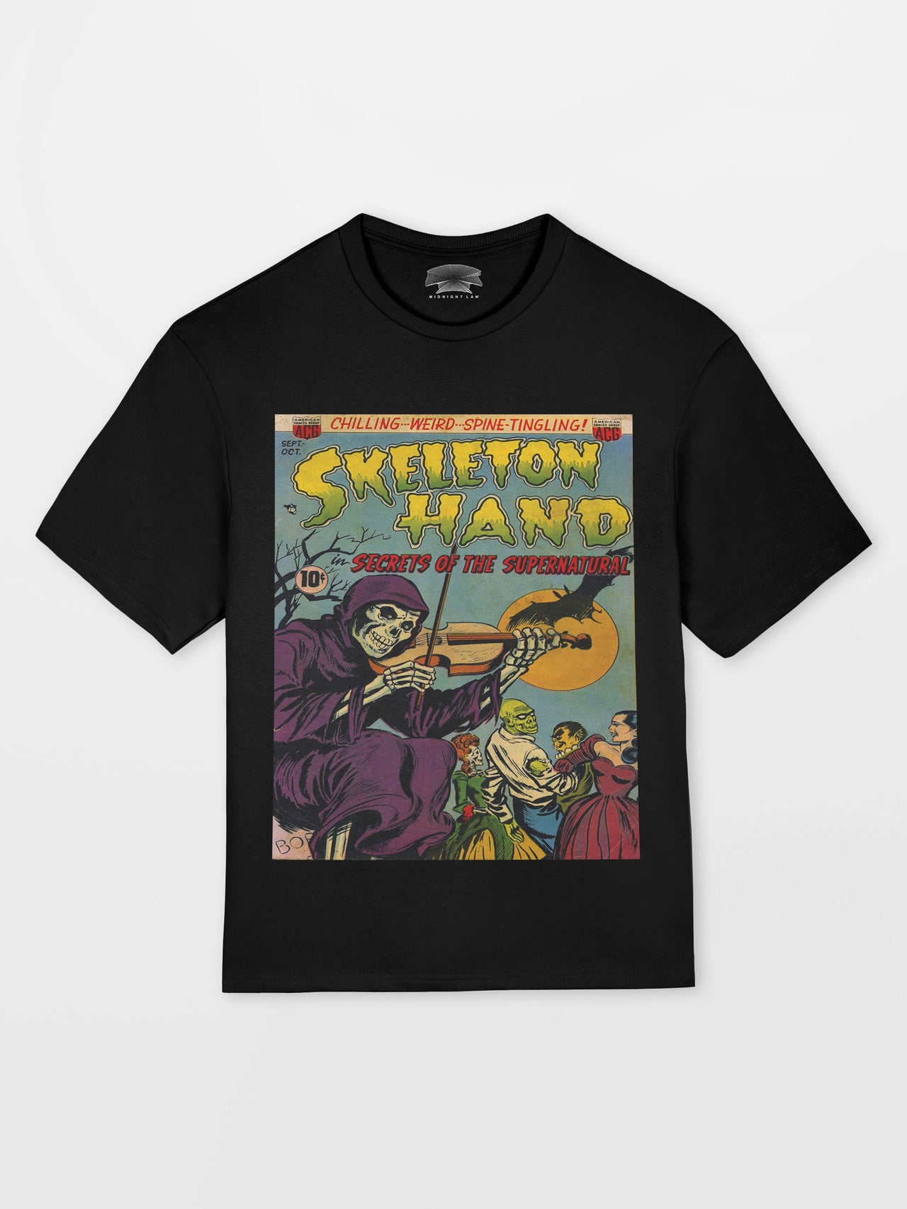 Skeleton Hand Heavyweight Oversized T-Shirt