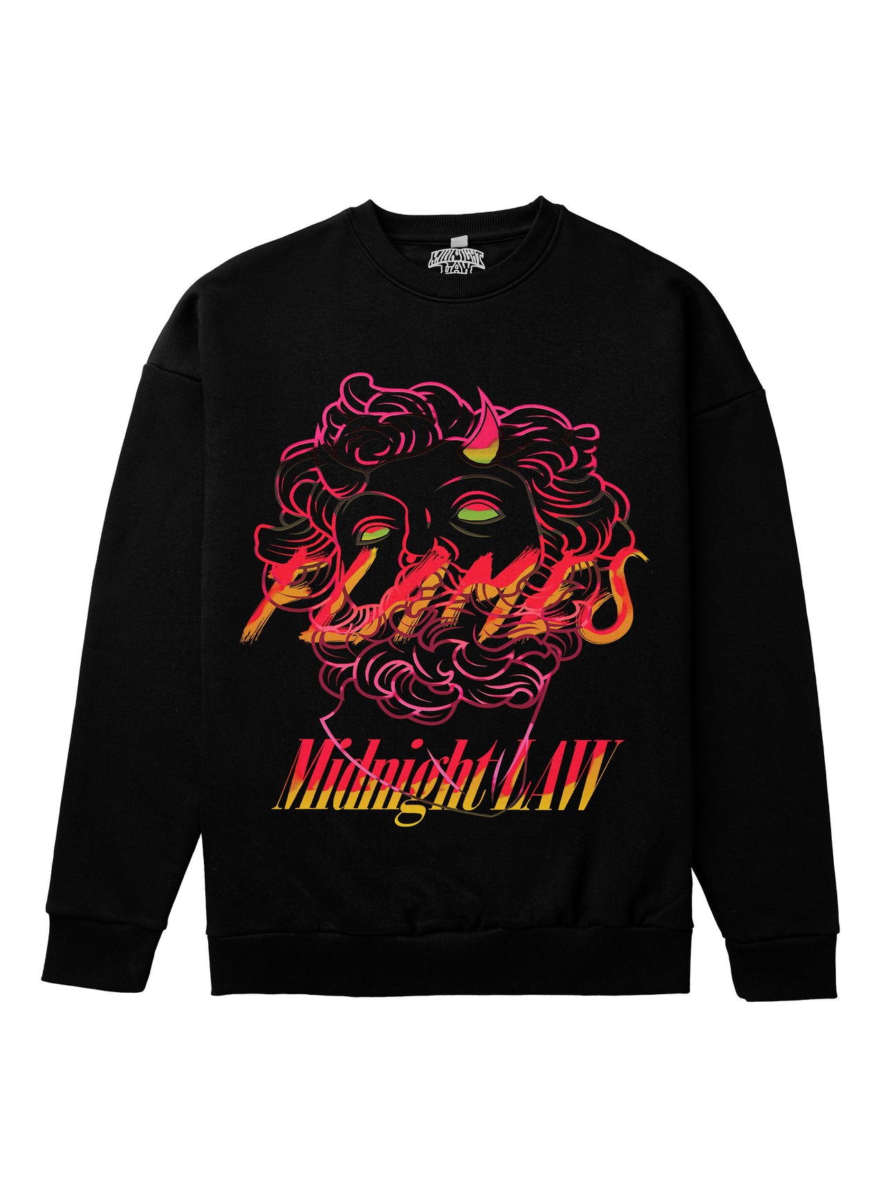 Flames Heavyweight Sweatshirt [Unisex] - 400 GSM