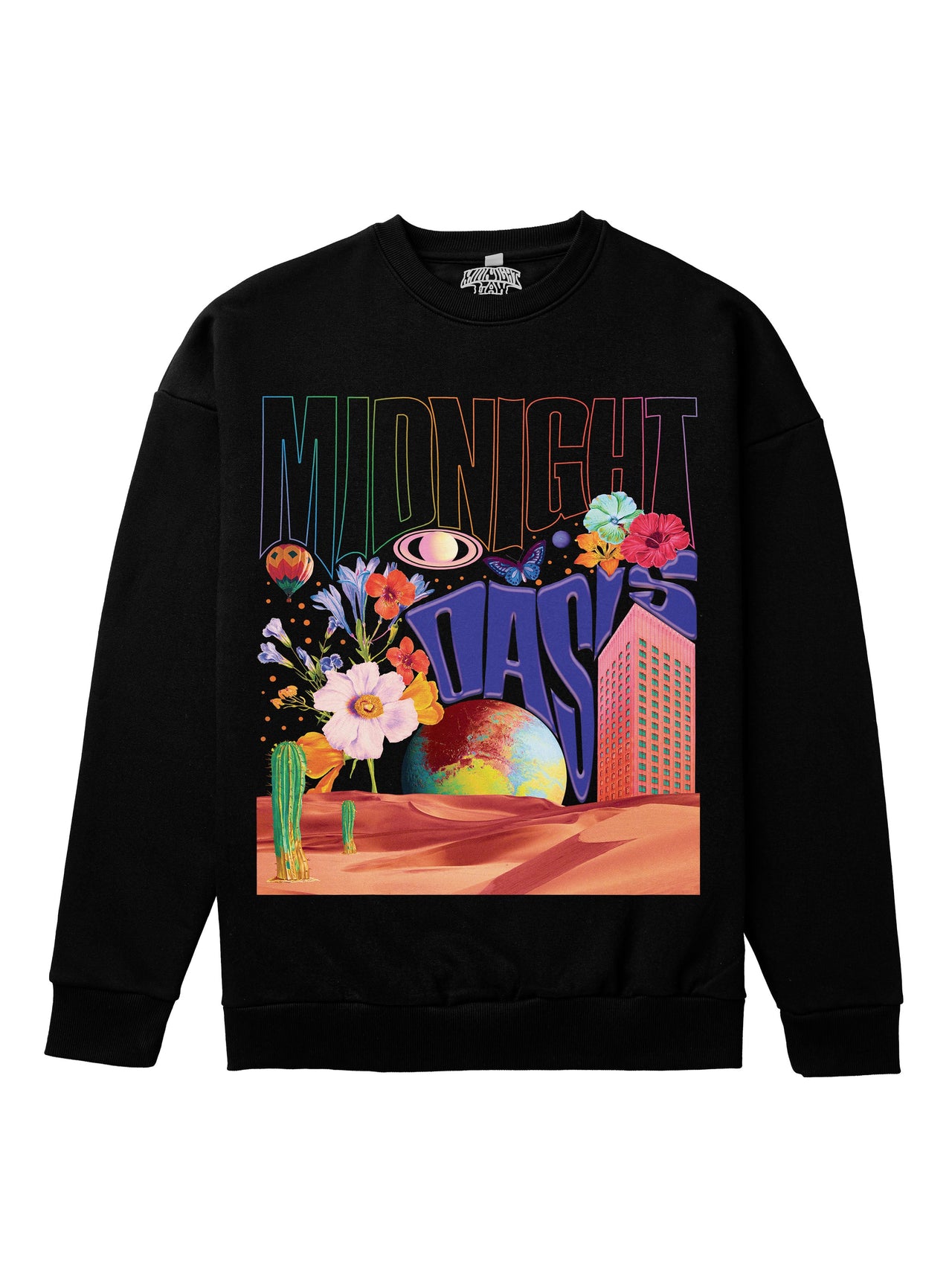 Midnight Oasis Heavyweight Sweatshirt [Unisex] - 400 GSM