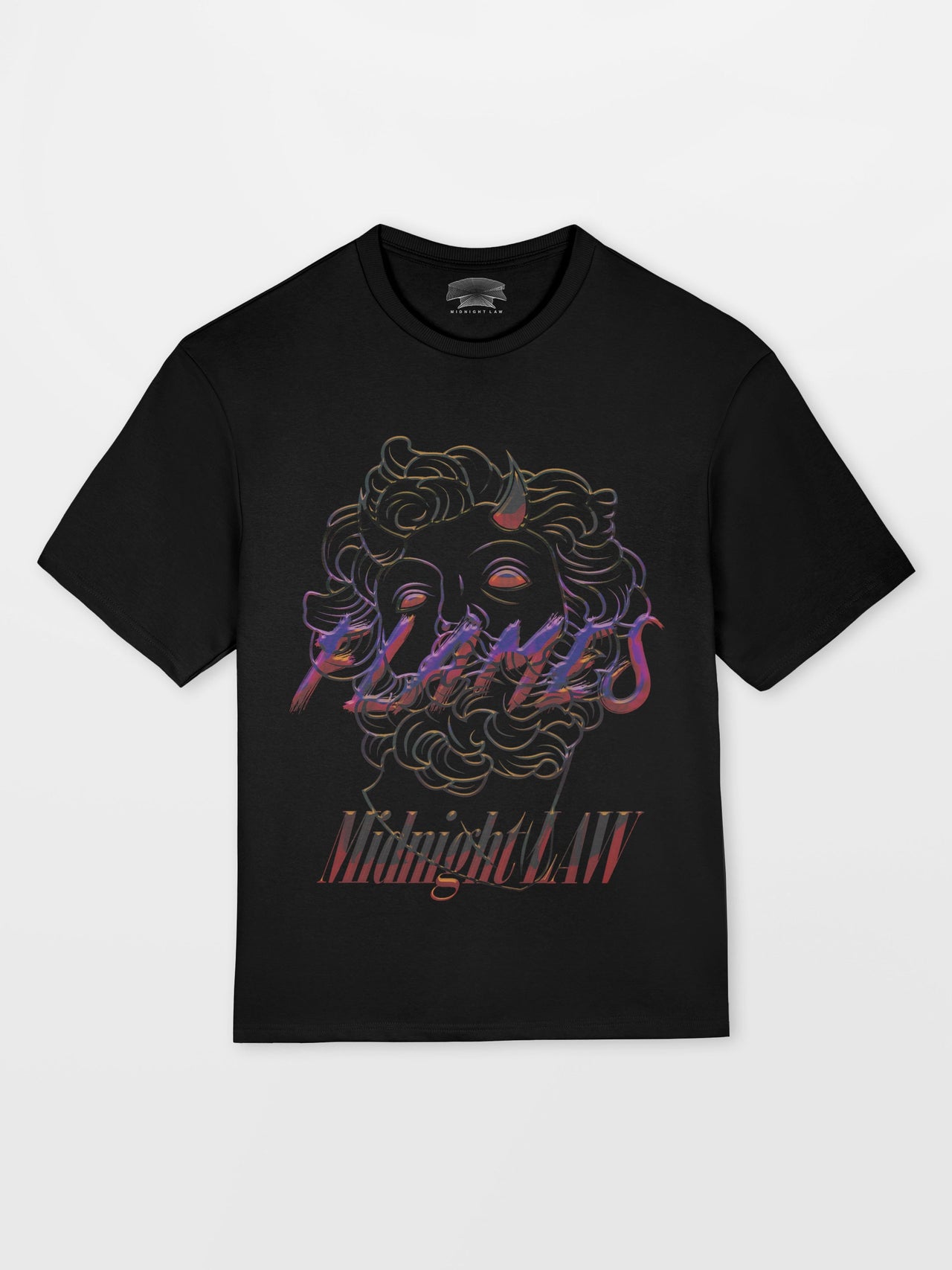 Flames Heavyweight Oversized T-Shirt
