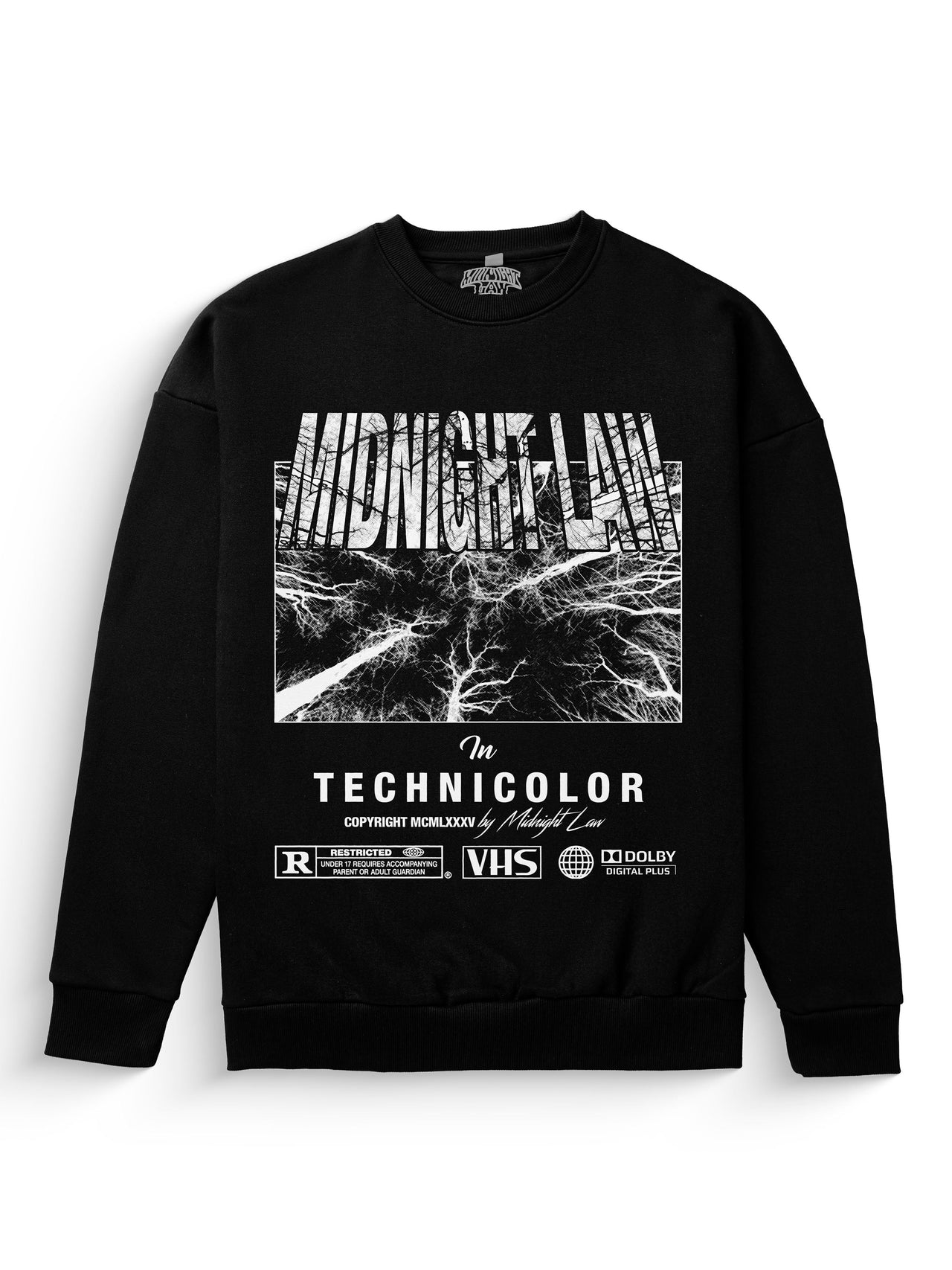 [Black/ L] Cinema Heavyweight Sweatshirt [Unisex] - 400 GSM