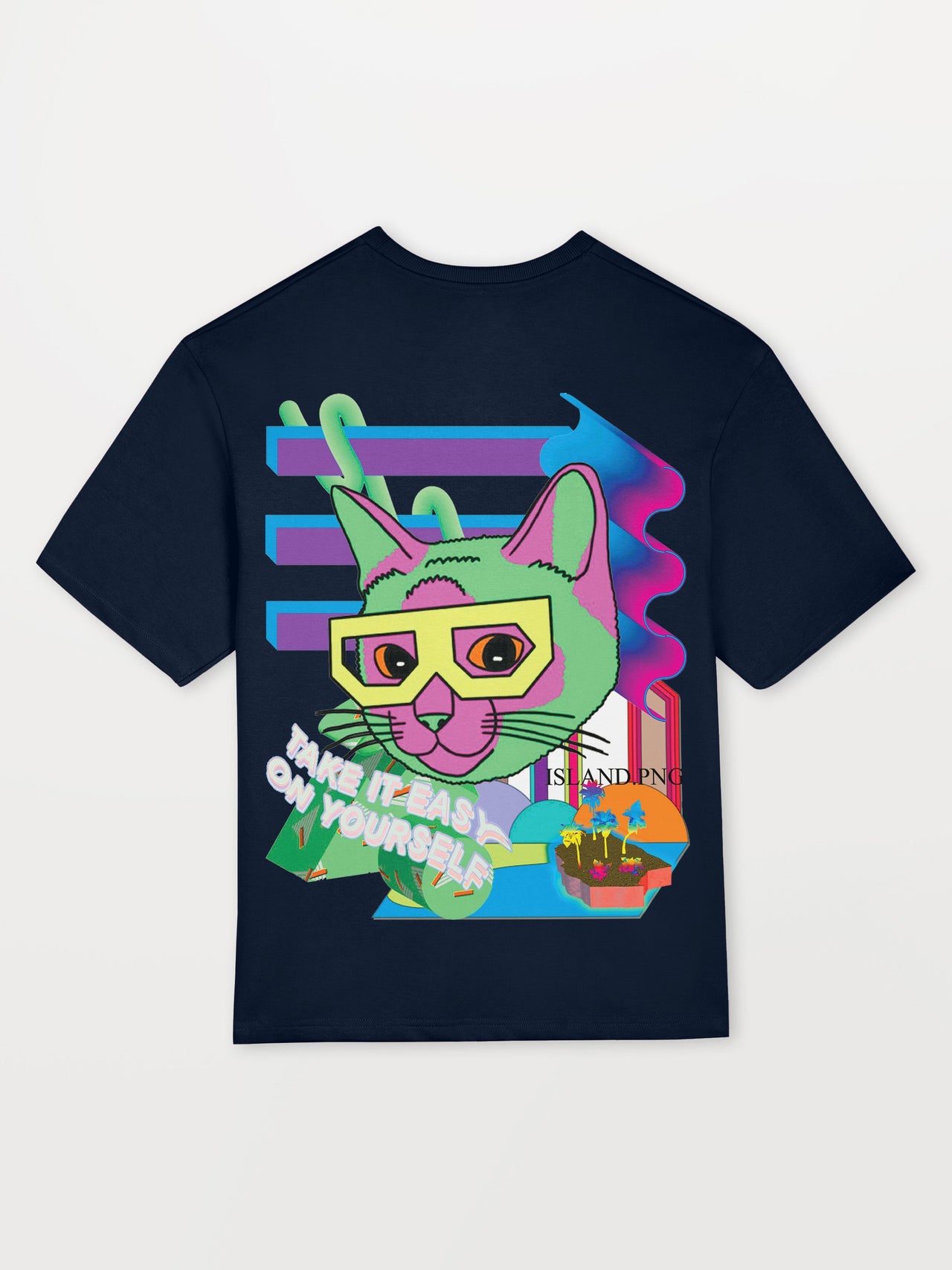 Cat Heavyweight Oversized T-Shirt [Unisex]