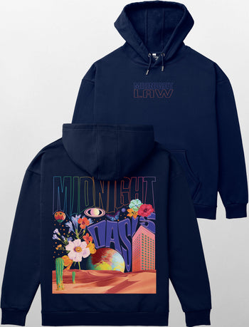 Midnight Oasis Heavyweight Hoodie - 11.8 Oz