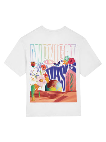 Midnight Oasis Heavyweight Oversized T-Shirt [Unisex]