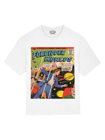 FW Space Train Heavyweight Oversized T-Shirt [Unisex]